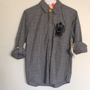 Drill boys dress shirt with tags
